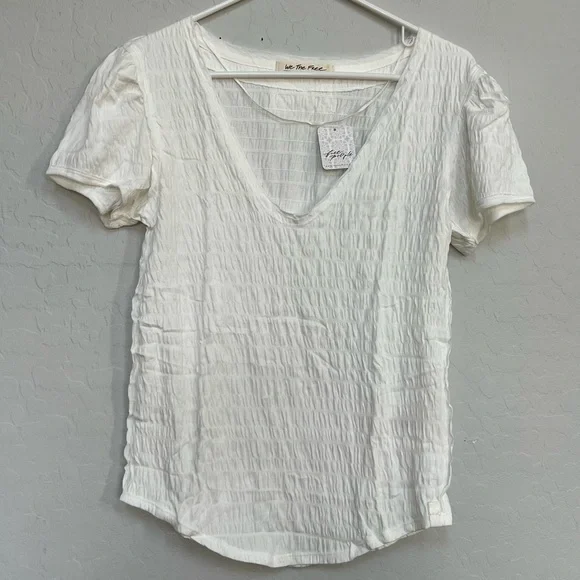 Free People Sugar Cube Tee size medium - Picture 3 of 8